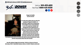 What Powersew.com website looked like in 2020 (3 years ago)