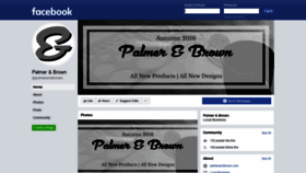 What Palmerandbrown.com website looked like in 2020 (3 years ago)