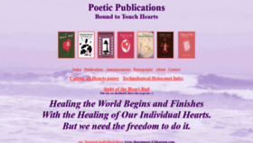 What Poeticpublications.com website looked like in 2020 (3 years ago)