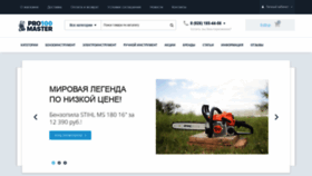 What Pro100master.ru website looked like in 2020 (5 years ago)