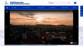 What Pelhrimovsko.cz website looked like in 2020 (3 years ago)