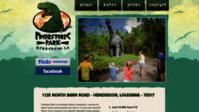 What Prehistoric-park.com website looked like in 2020 (3 years ago)