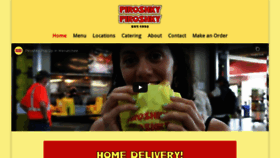 What Piroshkybakery.com website looked like in 2020 (3 years ago)