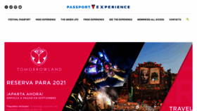 What Passportexperience.com website looked like in 2020 (3 years ago)