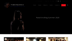 What Powerandgraceschool.com website looked like in 2020 (3 years ago)