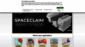 What Partnerfiles.spaceclaim.com website looked like in 2020 (3 years ago)