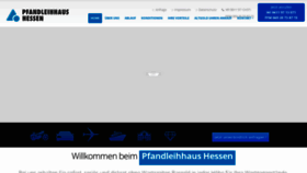 What Pfandleihhaus-hessen.de website looked like in 2020 (3 years ago)