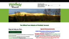 What Pittsfieldvt.org website looked like in 2020 (3 years ago)
