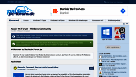 What Paules-pc-forum.de website looked like in 2020 (3 years ago)