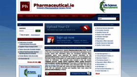 What Pharmaceutical.ie website looked like in 2020 (3 years ago)