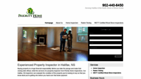 What Priorityhomeinspections.ca website looked like in 2020 (3 years ago)