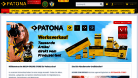 What Patona.de website looked like in 2020 (3 years ago)
