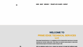 What Primeedgeuae.com website looked like in 2020 (3 years ago)
