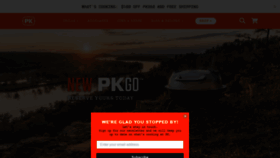 What Pkgrills.com website looked like in 2020 (3 years ago)