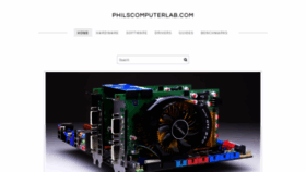 What Philscomputerlab.com website looked like in 2020 (3 years ago)
