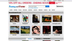 What Paintingandframe.com website looked like in 2020 (3 years ago)