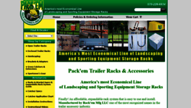 What Packemracks.com website looked like in 2020 (3 years ago)
