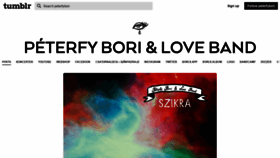 What Peterfybori.hu website looked like in 2020 (3 years ago)
