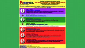 What Pumarosa.com website looked like in 2020 (3 years ago)