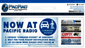 What Pacrad.com website looked like in 2020 (3 years ago)