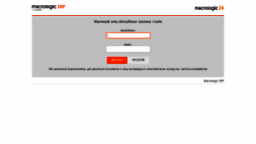 What Portal.macrologic.pl website looked like in 2020 (3 years ago)