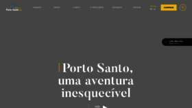 What Portosantoline.pt website looked like in 2020 (3 years ago)