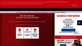 What Pepboys.com website looked like in 2020 (3 years ago)
