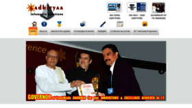 What Projectsaadhityaa.com website looked like in 2020 (3 years ago)