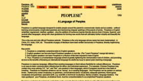What Peoplese.net website looked like in 2020 (3 years ago)