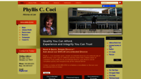 What Phylliscoci.com website looked like in 2020 (3 years ago)