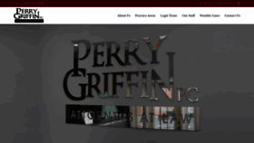 What Perrygriffin.com website looked like in 2020 (3 years ago)