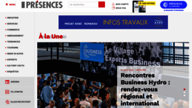 What Presences-grenoble.fr website looked like in 2020 (3 years ago)
