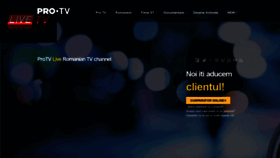 What Protv.live website looked like in 2020 (3 years ago)