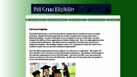 What Pellgranteligibility.com website looked like in 2020 (3 years ago)
