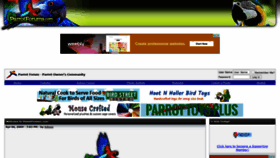 What Parrotforums.com website looked like in 2020 (3 years ago)