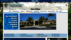 What Pbcwater.com website looked like in 2020 (3 years ago)