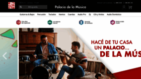 What Palaciodelamusica.com.uy website looked like in 2020 (3 years ago)
