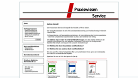 What Praxiswissen-online.de website looked like in 2020 (3 years ago)