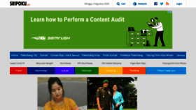 What Palembang.tribunnews.com website looked like in 2020 (3 years ago)