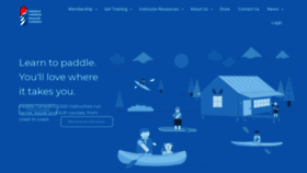 What Paddlingcanada.com website looked like in 2020 (3 years ago)