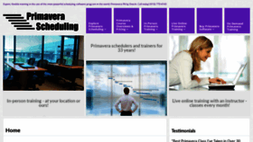 What Primaverascheduling.com website looked like in 2020 (3 years ago)