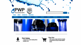 What Prowaterparts.com website looked like in 2020 (3 years ago)