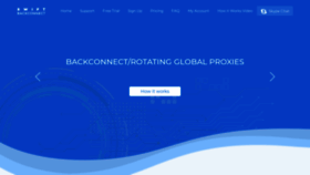 What Proxy-connect.com website looked like in 2020 (3 years ago)