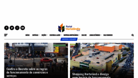 What Portalhortolandia.com.br website looked like in 2020 (3 years ago)