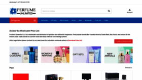 What Perfumeunlimited.com website looked like in 2020 (3 years ago)