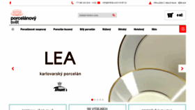 What Porcelanovysvet.cz website looked like in 2020 (3 years ago)