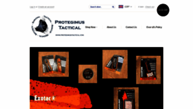 What Protegimus-tactical.com website looked like in 2020 (3 years ago)