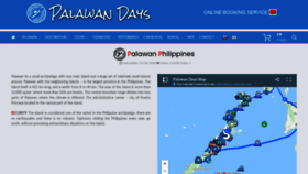 What Palawandays.com website looked like in 2020 (3 years ago)