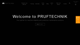 What Pruftechnik.com website looked like in 2020 (3 years ago)