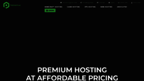 What Pebblehost.com website looked like in 2020 (4 years ago)